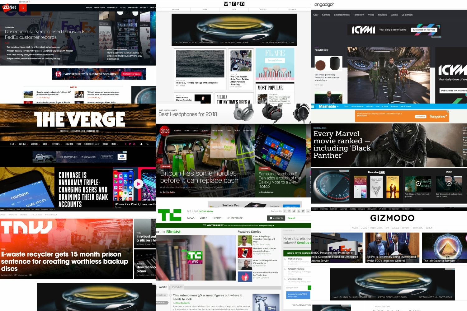 best technology news websites