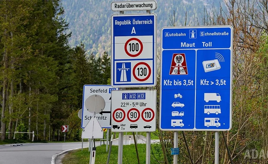 geschwindigkeit österreich